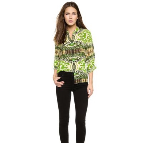 Alice + Olivia Silk Blouse